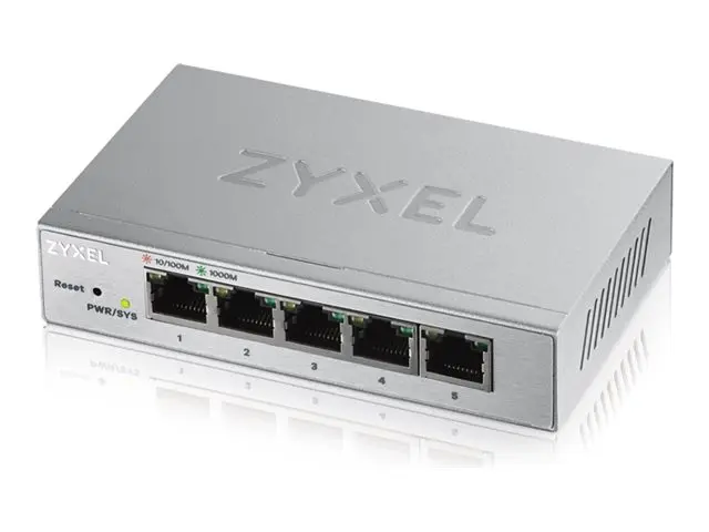 Zyxel GS1200 Series GS1200-5 - Switch - smart - 5 x 10/100/1000 - ...