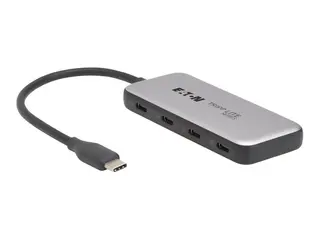 EATON 4-Port USB-C Hub USB 3.2 Gen 2 10Gbps 4x USB-C Ports 100W PD Charging T