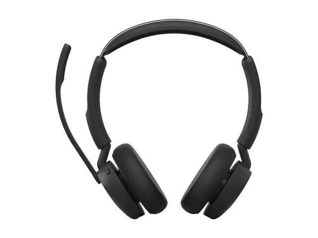 Jabra Evolve3 45 MS Stereo - hodesett - USB-A via Bluetooth-adapte...