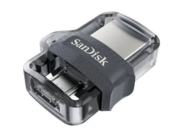 SanDisk Ultra Dual - USB-flashstasjon - 64 GB USB 3.0 / micro USB 