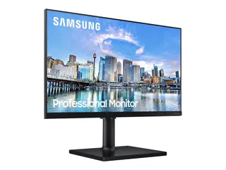 Samsung F24T450FQR - T45F Series LED-skjerm - 24&quot; - 1920 x 1080 Full HD (1080p) @ 75 Hz - IPS - 250 cd/m&#178; - 1000:1 - 5 ms - 2xHDMI, DisplayPort - svart