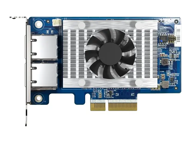 QNAP QXG-10G2T-X710 - Nettverksadapter - PCIe 3.0 x4 lav profil - ...