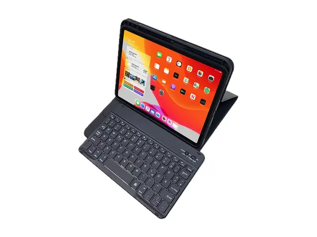 Deqster Slim Combo - Tastatur og folioveske (keyboard) - trådløs -...
