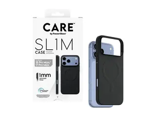 CARE by PanzerGlass SL1M - Beskyttende deksel for mobiltelefon MagSafe-samsvar - plastikk, polykarbonat - svart - for Apple iPhone 17 Pro Max, 18 Pro Max