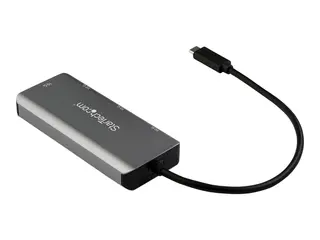 StarTech.com 4 Port USB C Hub w/ 2x USB A &amp; 2x USB C, SuperSpeed 10Gbps USB Type-C 3.1/3.2 Gen 2 Hub, USB Bus Powered, Portable USB-C to USB Adapter Hub, Aluminum, 9.8&quot; (25cm) Cable Windows/macOS/Linux - hub - 4 porter