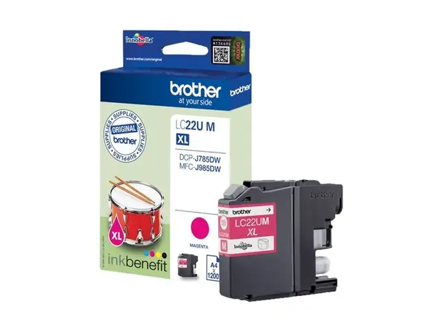 Brother LCLC22UM - XL magenta original blekkpatron for DCP-J785DW,...