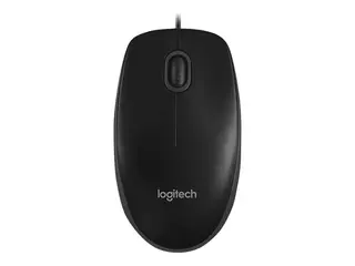 Logitech B100 - Mus - h&#248;yre- og venstreh&#229;ndet optisk - 3 knapper - kablet - USB - svart