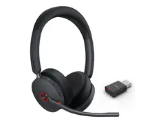 Yealink WH68 Hybrid - Hodesett - on-ear - DECT / Bluetooth trådløs - aktiv støydemping