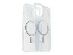OtterBox React Series - Baksidedeksel for mobiltelefon MagSafe-samsvar - stjernest&#248;v (klart glitter) - for Apple iPhone 16 Plus