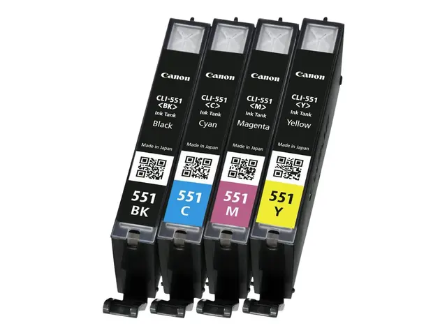 Canon CLI-551 C/M/Y/BK Multipack - 4-pack 7 ml svart, cyan, magent...