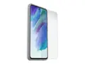 OtterBox React Series - Baksidedeksel for mobiltelefon blank - med Trusted Glass-skjermbeskytter - for Samsung Galaxy S21 FE 5G