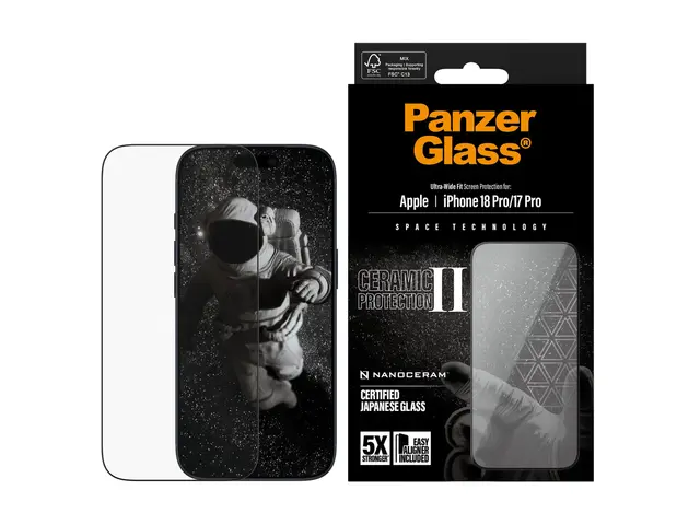 PanzerGlass Ceramic Protection II - Skjermbeskyttelse for mobiltel...