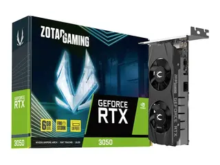 ZOTAC GAMING GeForce RTX 3050 6GB LP Grafikkort - GF RTX 3050 - 6 GB GDDR6 - PCIe 4.0 x8 lav profil - DisplayPort, HDMI - boks