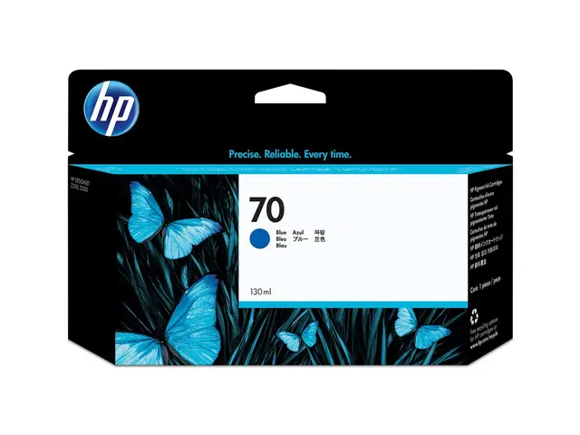 HP 70 - 130 ml blå original DesignJet blekkpatron for HD Pro MFP, ...