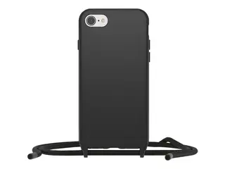 OtterBox React Series - Baksidedeksel for mobiltelefon halskjede - svart - for Apple iPhone 7, 8, SE (2nd generation), SE (3rd generation)