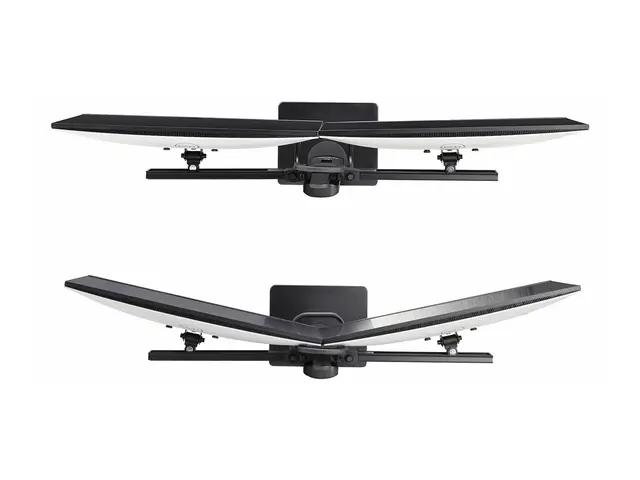 StarTech.com Crossbar Dual Monitor Desk Stand, Double 27inch Scree...