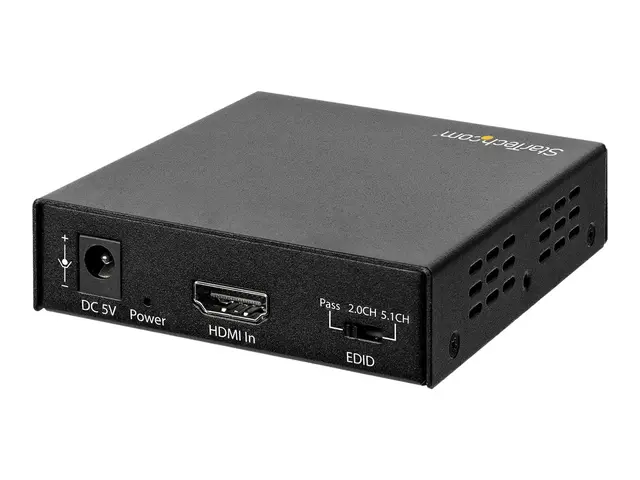 StarTech.com HDMI Audio Extractor - 4K 60Hz - HDMI Audio De-embedd...