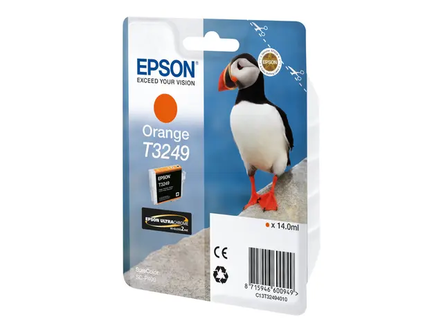 Epson T3249 - 14 ml - oransje - original - blekkpatron - for SureC...