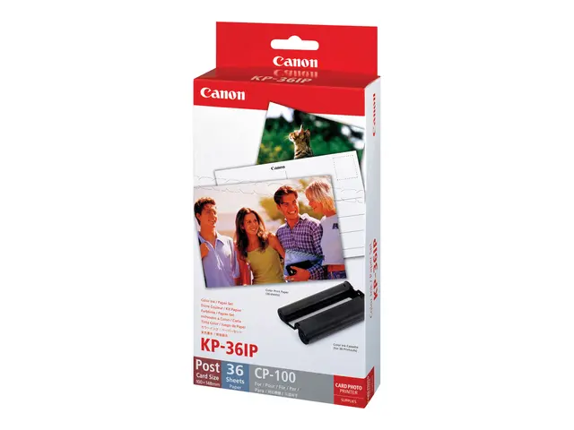 Canon KP-36IP - Skriverpatron / papirsett for SELPHY CP1000, CP120...
