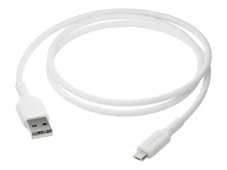 dbramante1928 re-charge - USB-kabel - USB (hann) til Micro-USB Type B (hann) AC 100-240 V - 1 m - USB Power Delivery (12W) - hvit