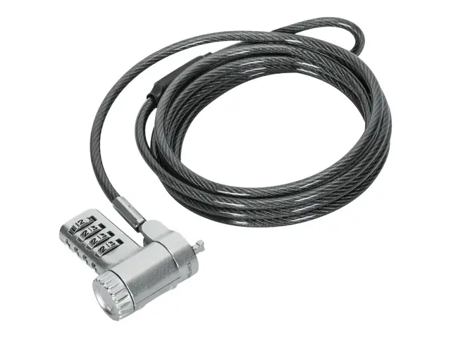 Targus DEFCON - Sikkerhetskabellås sølv 2 m