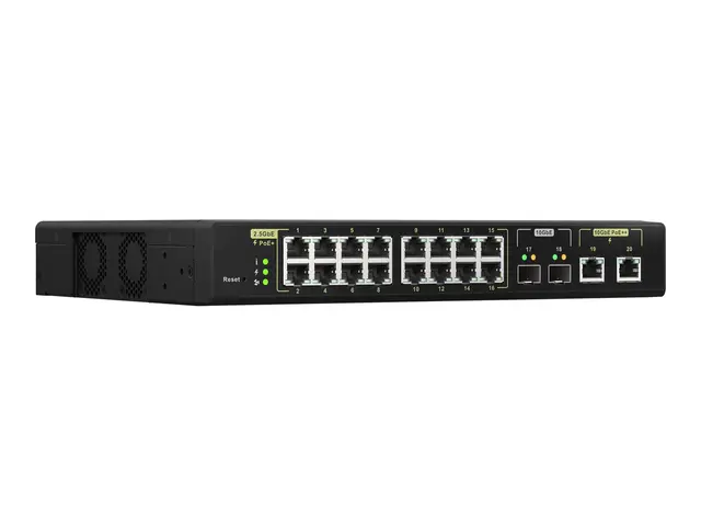 QNAP QSW-M2116P-2T2S - Switch - Styrt - 16 x 100/1000/2.5G (PoE+) ...