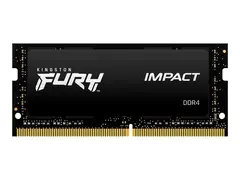 Kingston FURY Impact - DDR4 - sett 64 GB: 2 x 32 GB - SO DIMM 260-pin - 1600 MHz / PC4-25600 - ikke-bufret
