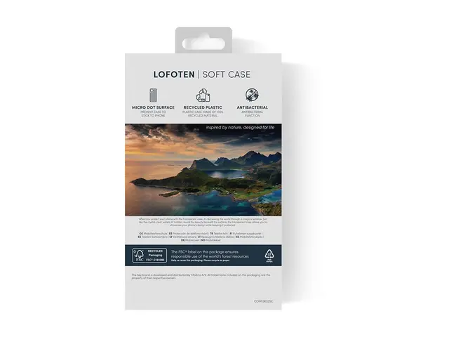 KEY Lofoten - Baksidedeksel for mobiltelefon bløt termoplastpolyur...