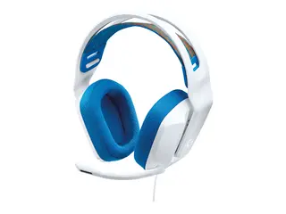 Logitech G G335 Wired Gaming Headset - Hodesett full st&#248;rrelse - kablet - 3,5 mm jakk - hvit - Discord Certified