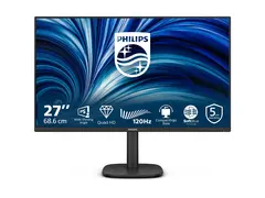 Philips 27B2N3500J - 3000 Series - LED-skjerm 27" - 2560 x 1440 QHD @ 120 Hz - IPS - 350 cd/m² - 1500:1 - 4 ms - 2xHDMI, DisplayPort - høyttalere - svart