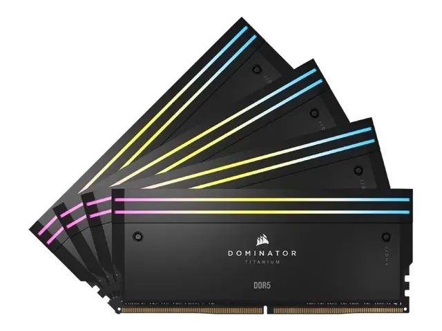 CORSAIR Dominator Titanium RGB - DDR5 sett 96 GB: 4 x 24 GB DIMM 2...
