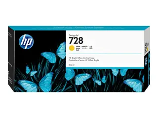 HP 728 - 300 ml - gul - original - DesignJet blekkpatron - for DesignJet T730, T830