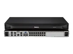 Dell Digital DMPU2016-G01 - KVM-svitsj Styrt - 16 x KVM port(s) - 1 lokalbruker - 2 IP-brukere - rackmonterbar - TAA-samsvar