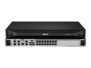 Dell Digital DMPU2016-G01 - KVM-svitsj Styrt - 16 x KVM port(s) - 1 lokalbruker - 2 IP-brukere - rackmonterbar - TAA-samsvar