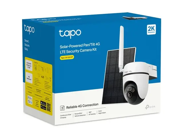 Tapo C615G KIT V1 - Solar-Powered Security Camera Kit nettverksove...