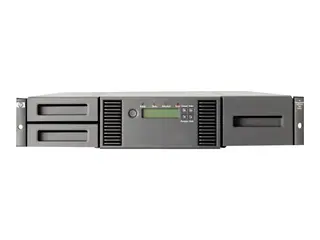 HPE StorageWorks MSL2024 - Båndbibliotek LTO Ultrium - maks antall stasjoner: 2 - kan monteres i rack - 2U - strekkodeleser - for ProLiant DL120 G7, DL120 G7 Base, DL120 G7 Entry, DL120 G7 Performance