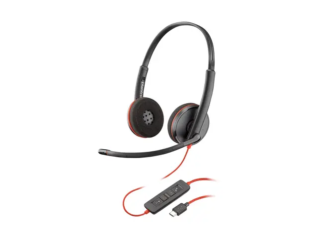 HP Poly Blackwire 3220 - 3200 Series hodesett on-ear kablet USB-C ...