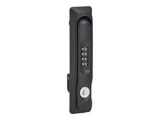 Eaton Tripp Lite Series SmartRack Locking Door Handles for Server Rack Front and Back Doors, 4-Digit Combination Lock, 2 Keys Rackdørhåndtak med kombinasjonslås - 4-digit combination - dørmonterbar - svart (en pakke 2)