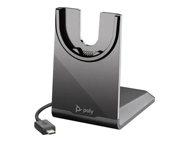 Poly Voyager Focus 2 - Hodesett on-ear Bluetooth trådløs aktiv stø...