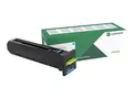 Lexmark - H&#248;y ytelse - cyan - original - tonerpatron LCCP, LRP for Lexmark CX820de, CX820dtfe, CX825de, CX825dte, CX825dtfe, CX860de, CX860dte, CX860dtfe