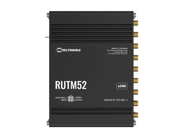 Teltonika RUTM52 - Trådløs ruter WWAN 5-port svitsj 1GbE, 5G, LTE,...