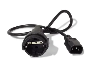 APC - Str&#248;mkabel - power CEE 7/7 (hunn) til IEC 60320 C14 10 A - 61 cm - svart - for P/N: SCL500RMI1UC, SCL500RMI1UNC, SMTL750RMI2UC, SRT1500RMXLI, SRT1500XLI, SRT2200XLI-KR