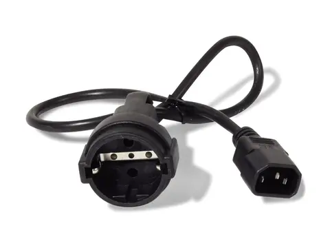 APC - Strømkabel - power CEE 7/7 (hunn) til IEC 60320 C14 10 A - 61 cm - svart - for P/N: SCL500RMI1U, SCL500RMI1UC, SCL500RMI1UNC, SMTL1500RMI3UC, SMTL750RMI2UC