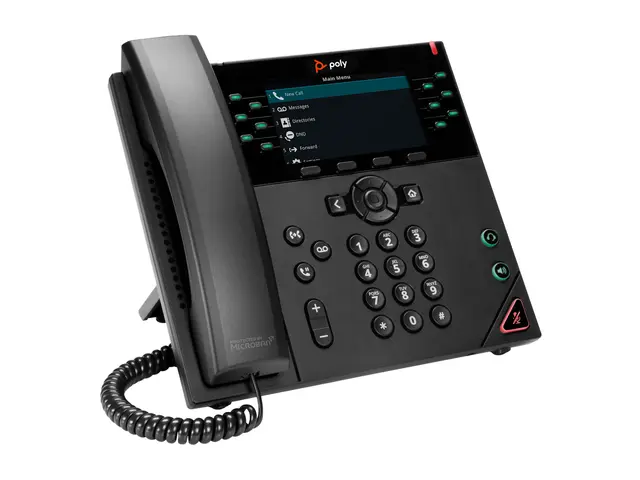 Poly VVX 450 - VoIP-telefon treveis anropskapasitet SRTP, SIP, SDP...