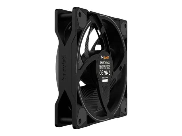 be quiet! Light Wings - Kabinettvifte 120 mm svart (en pakke 3)