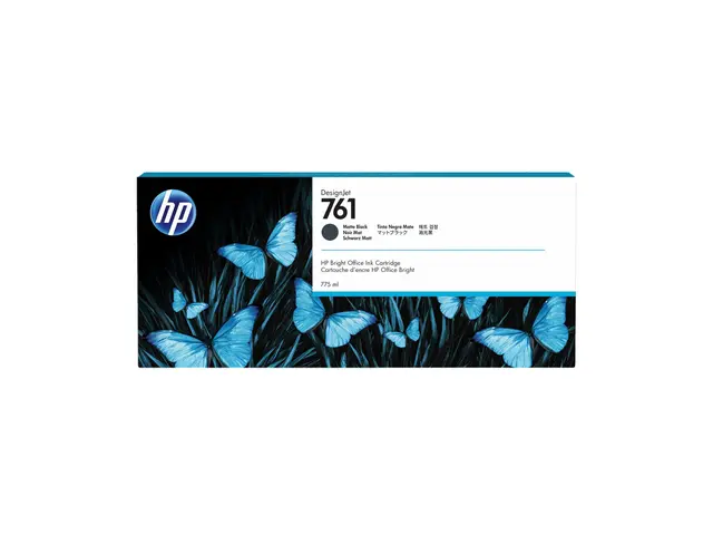 HP 761 - 775 ml høykapasitets matt svart original DesignJet blekkp...