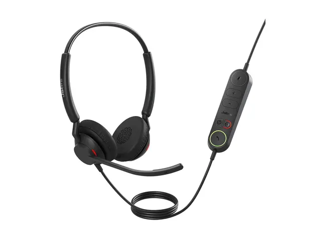 Jabra Engage 40 Stereo - Hodesett on-ear kablet USB-A lydisolerend...