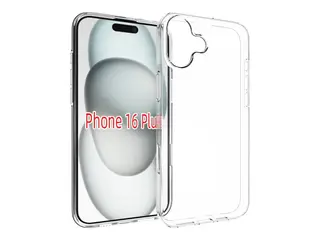 iiglo - Baksidedeksel for mobiltelefon silikon, termoplast-polyuretan (TPU) - gjennomsiktig - for Apple iPhone 16 Plus