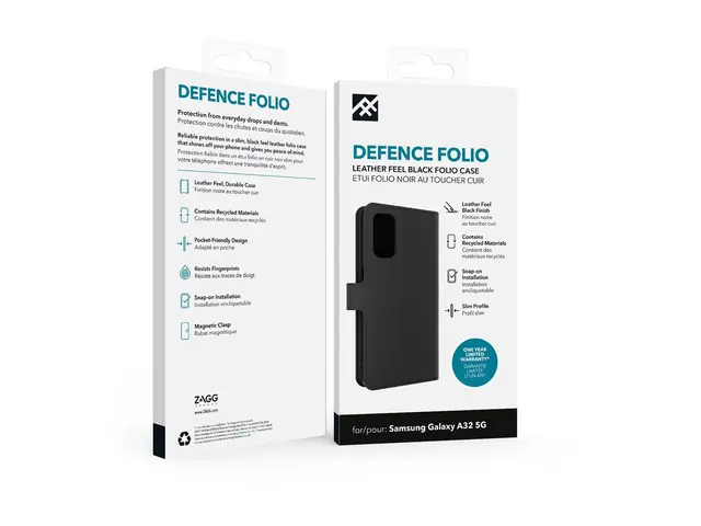 iFrogz Defence - Baksidedeksel for mobiltelefon svart Samsung Gala...