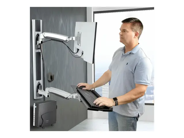 Startech Wall Mount Workstation, VESA For 32" Monitors (22lb/10kg)...
